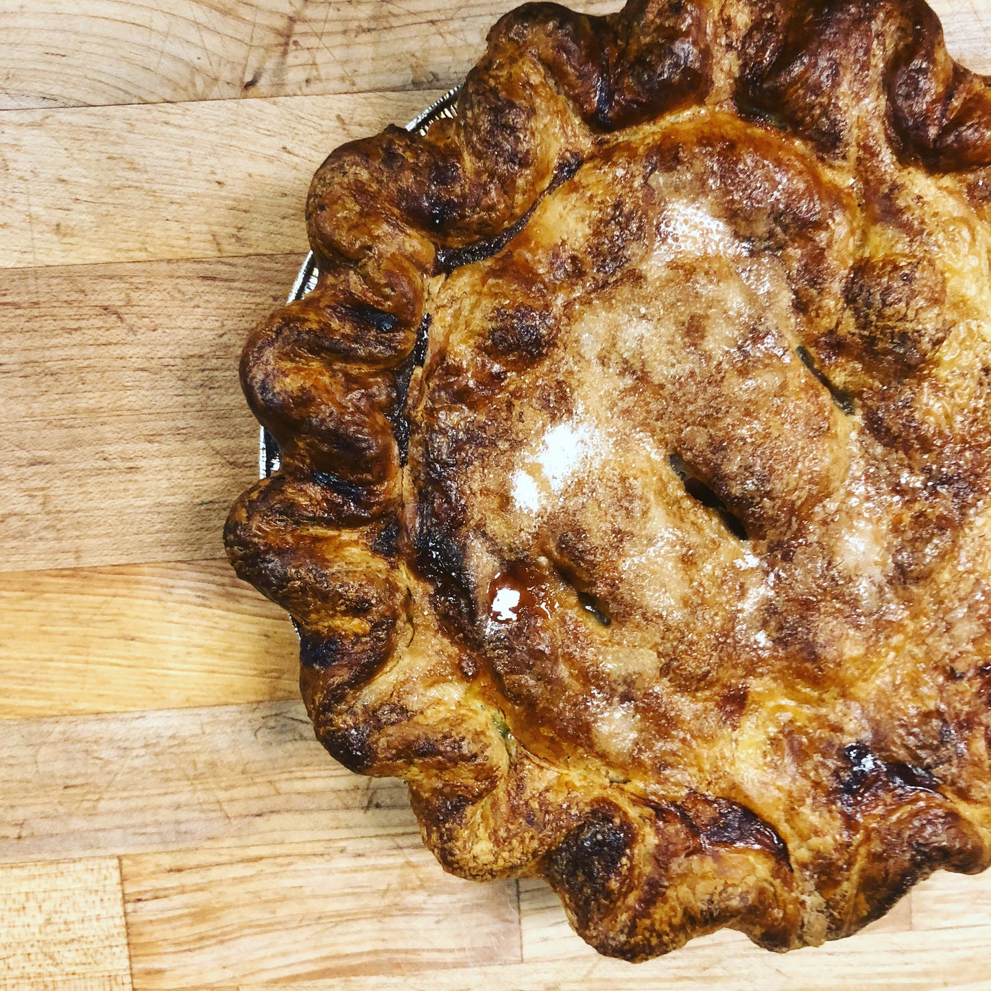 Orange Rhubarb Pie