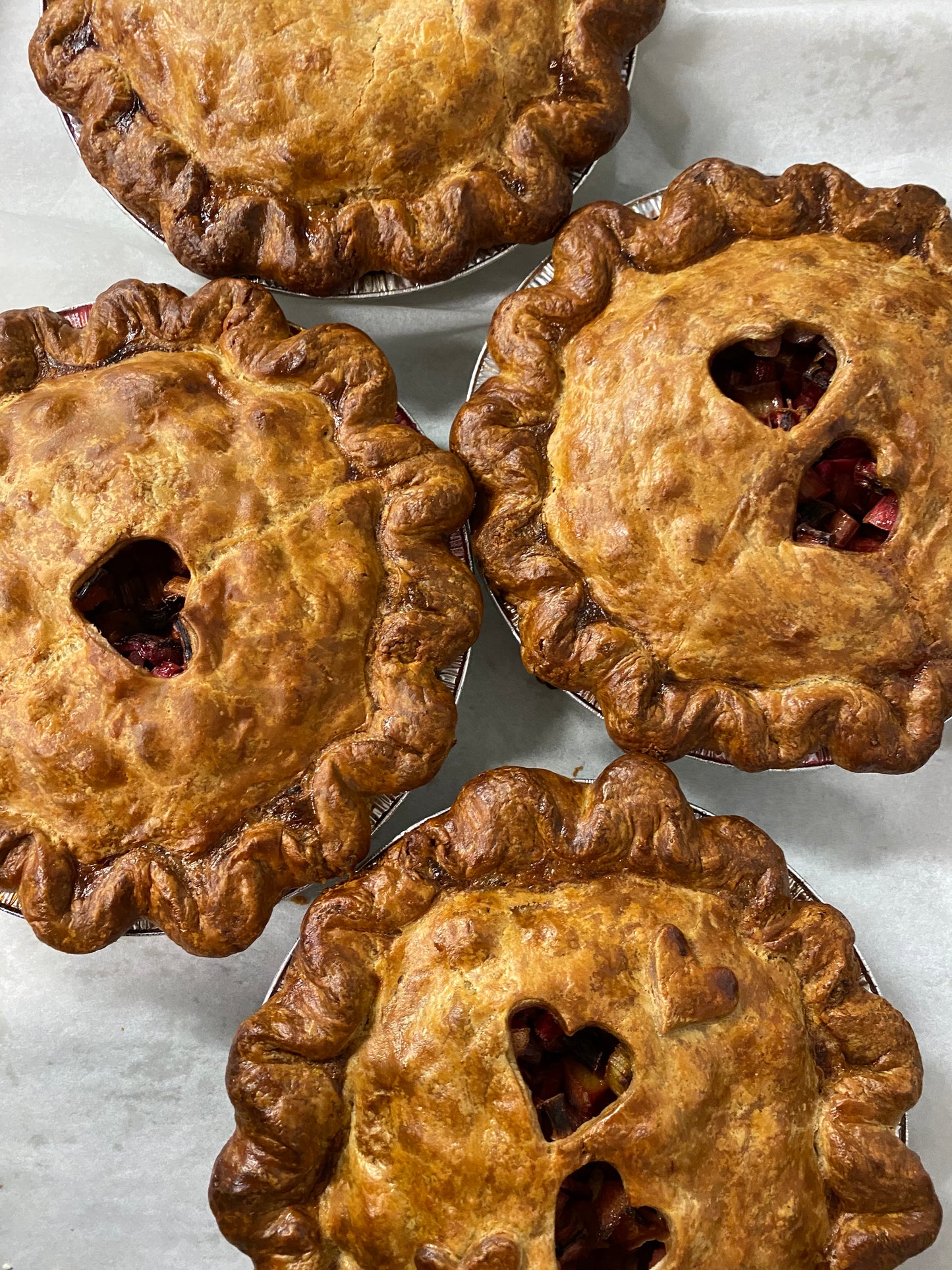 Orange Rhubarb Pie