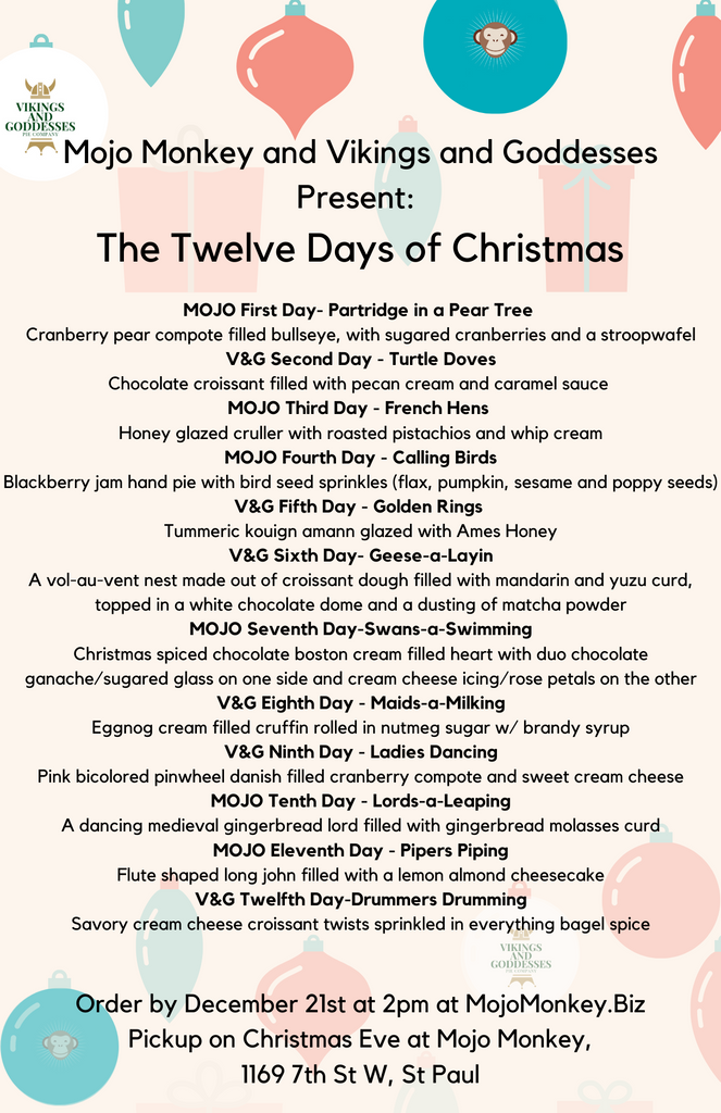 The 12 Days of Christmas w/ V&G and Mojo Monkey